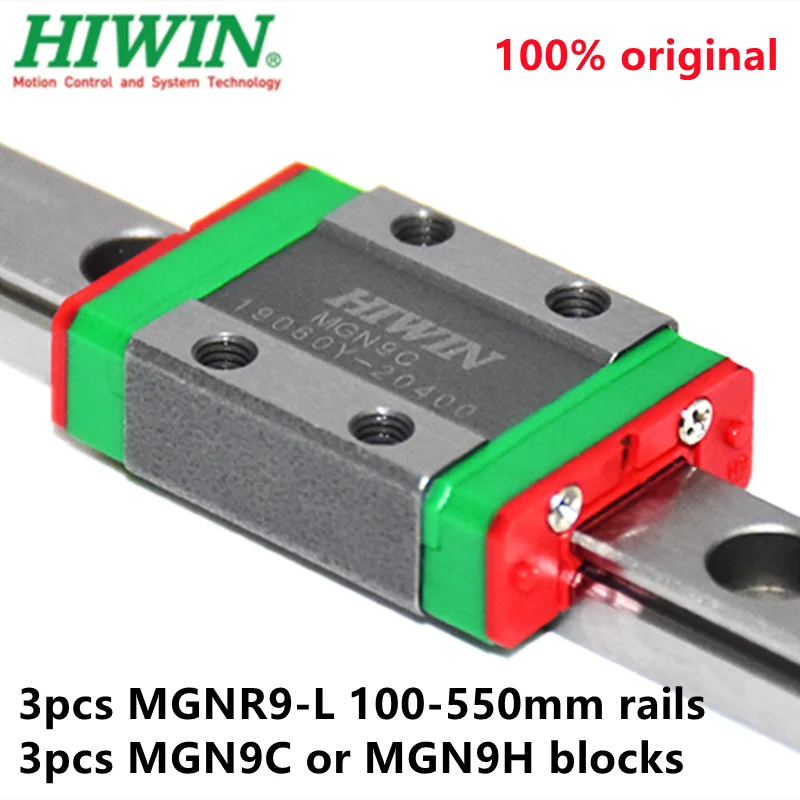 3   Hiwin  mgnr9-l 100mm -550mm, 3D ..